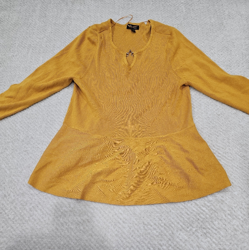 New gold sweater